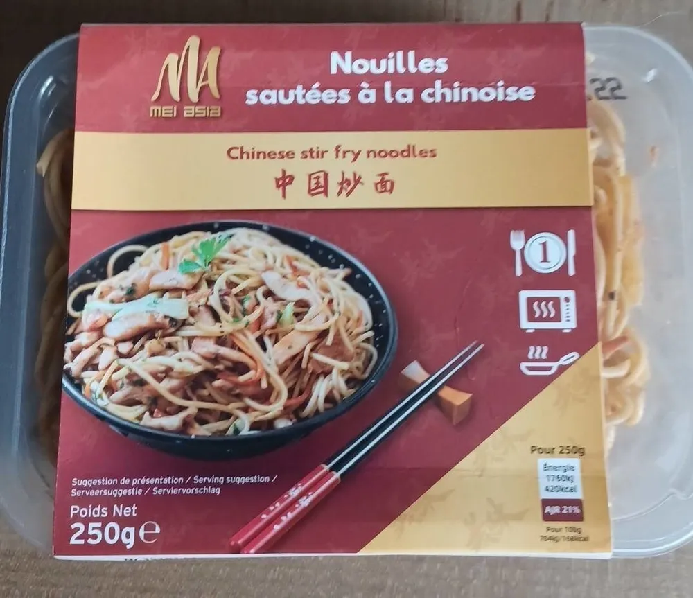 Nouilles sautées à la chinoise