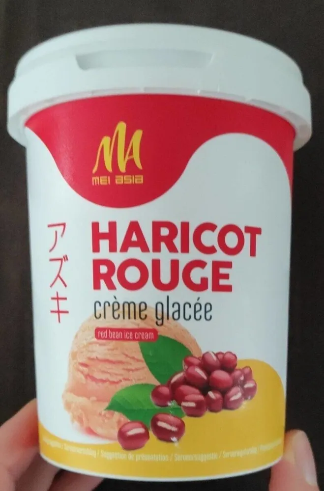 Crème glacée haricot rouge