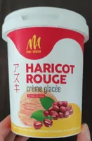 Crème glacée haricot rouge