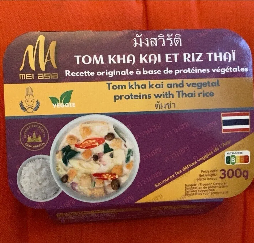 Tom kha kai et riz thaï
