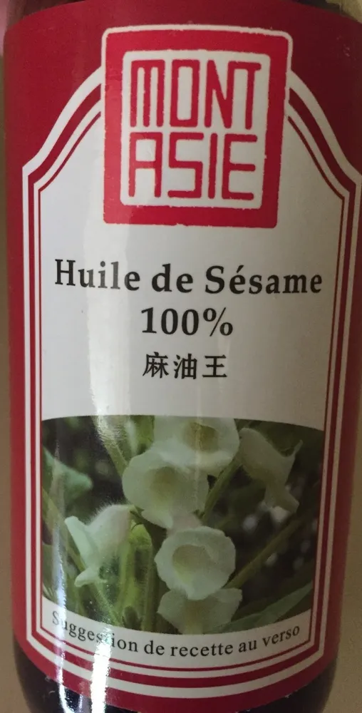 Huile de sésame 100%