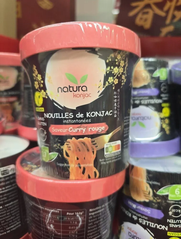 Nouille de Konjac curry rouge