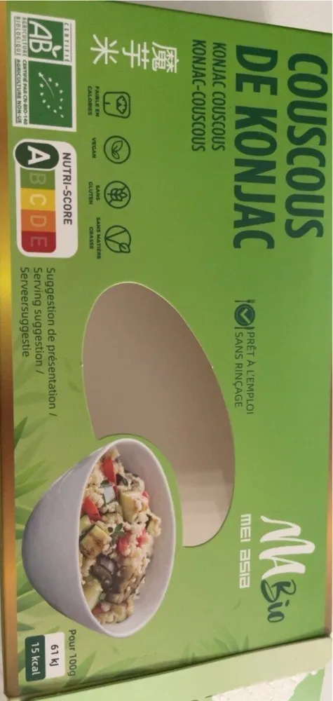 Couscous de konjac