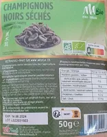 Champignons noirs séchés bio