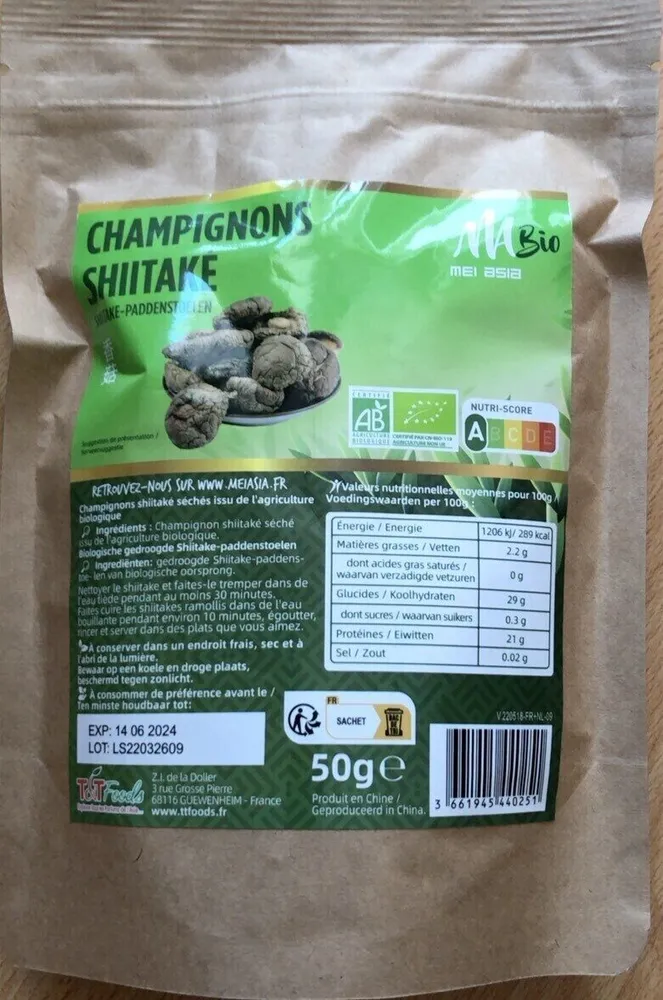 Champignons Shitaké