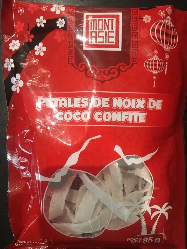 Petales de noix de coco confites