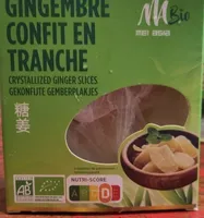 Gingembre confit en tranches