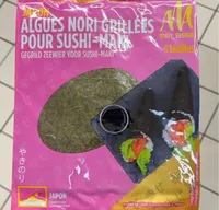 Algues nori grillées