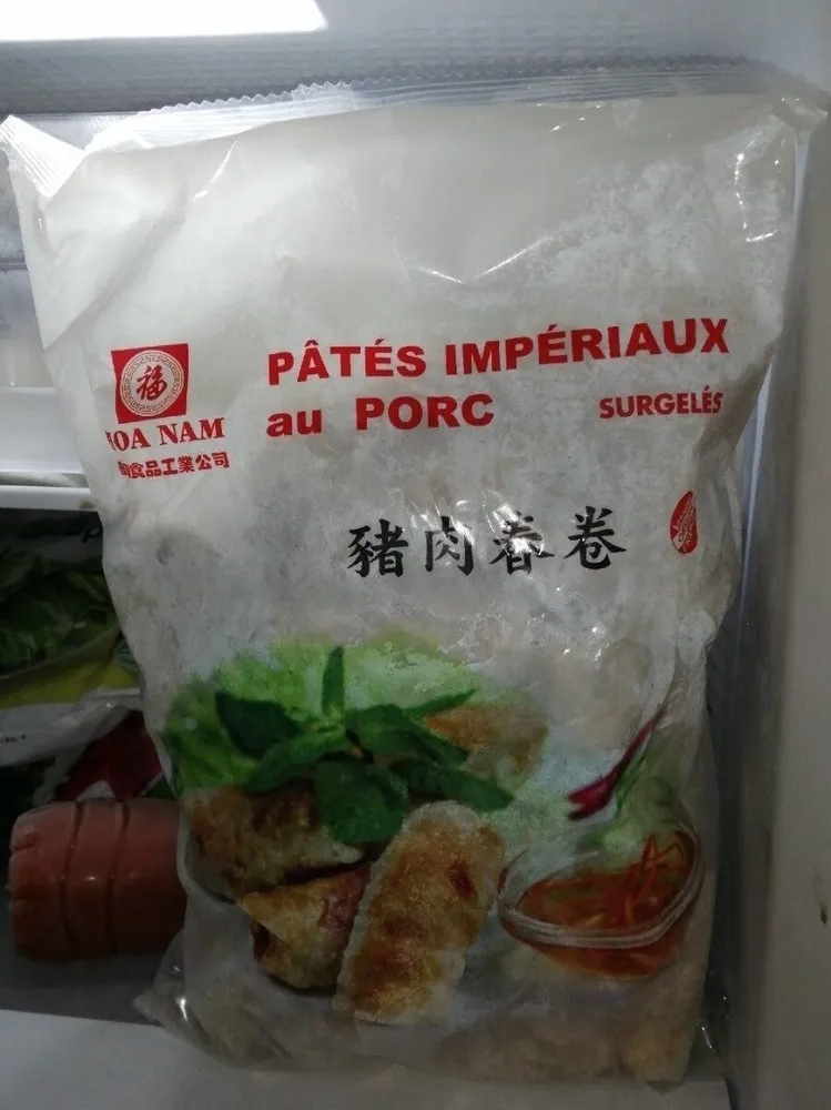 Pâtes impériaux au porc