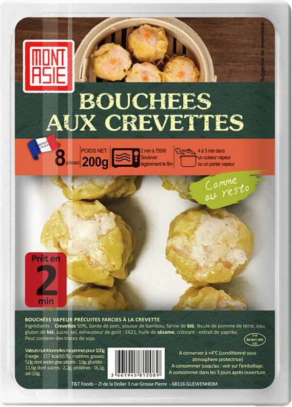 BOUCHEES AUX CREVETTES