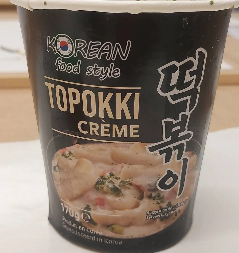 Topokki crème
