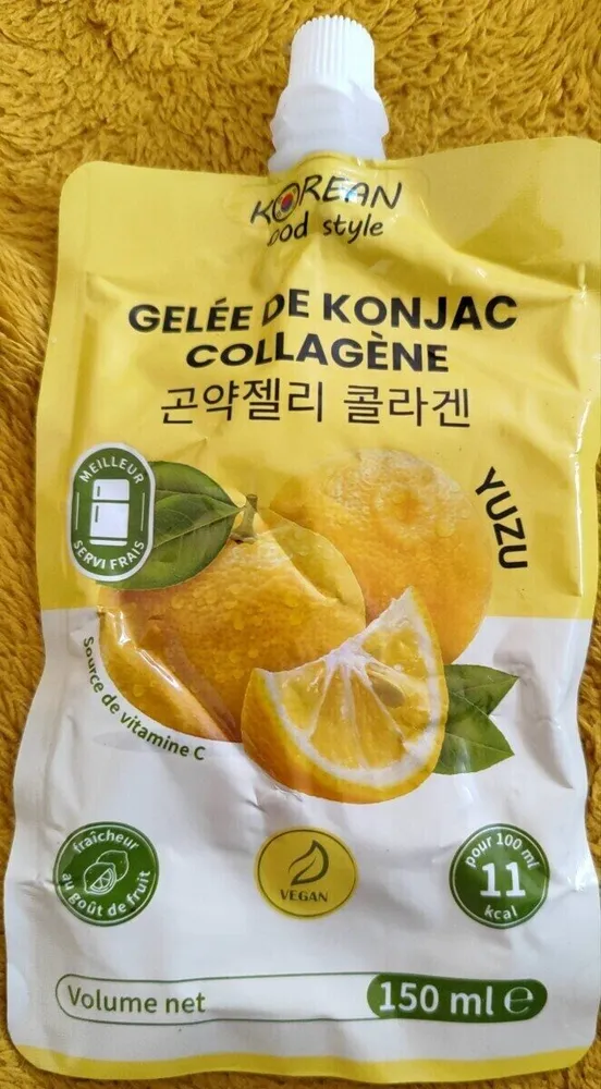Gelée au konjac collagène saveur yuzu
