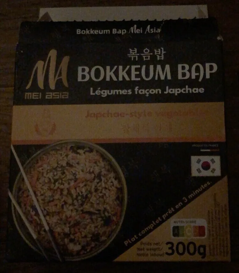 Bokkeum bap legumes facon japchae