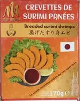Mini surimi en forme de crevette