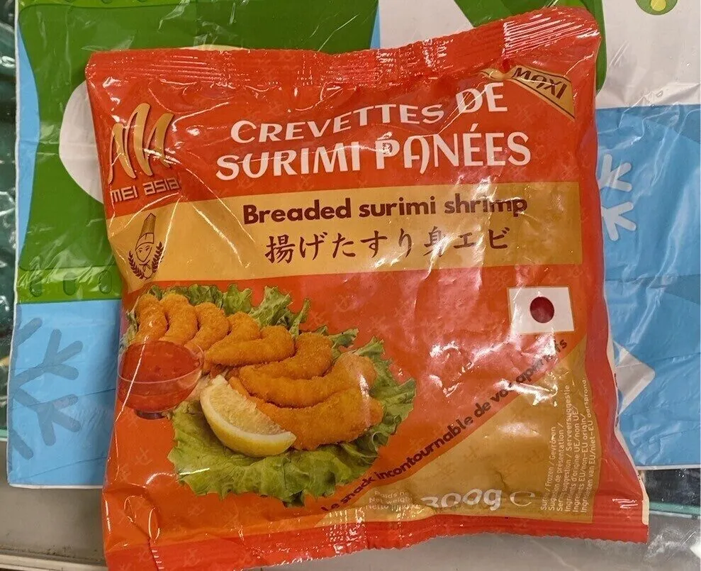 Crevettes de surimi panées