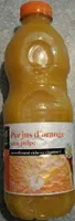 Pur jus d'orange sans pulpe