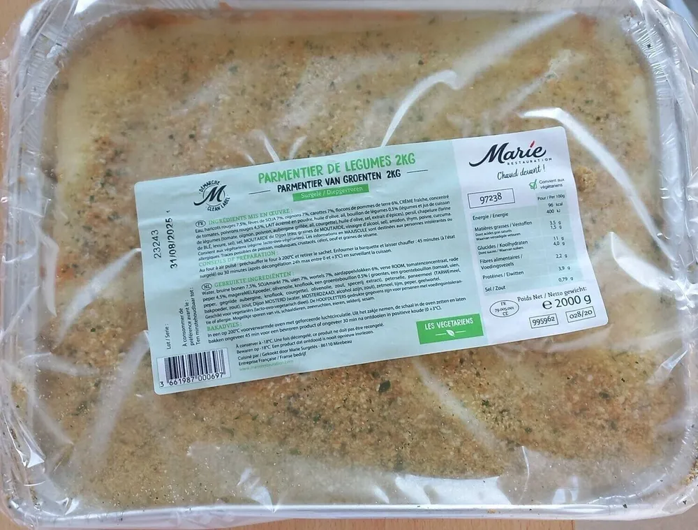 Parmentier de légumes