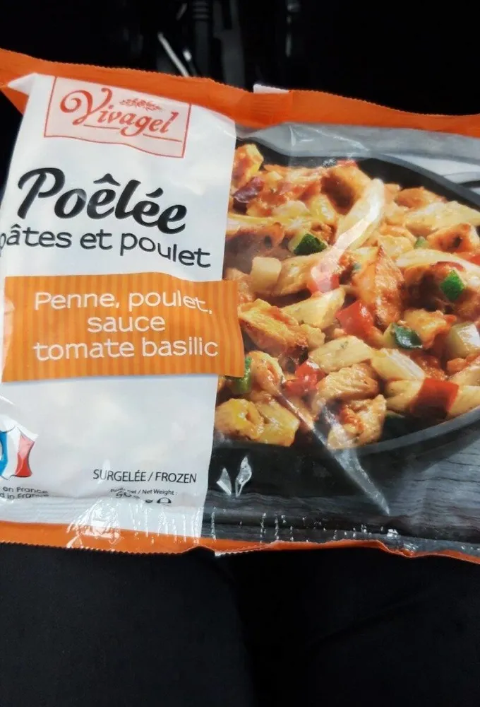 Poêlée pâtes et poulet