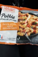 Poêlée pâtes et poulet