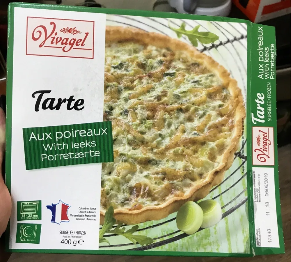 Tarte aux poireaux