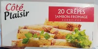 Crêpes jambon-fromage surgelées