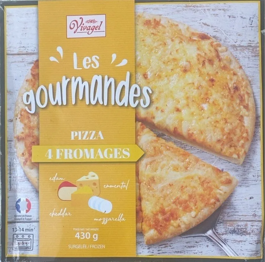 Les gourmandes pizza 4 fromages