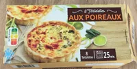 8 tartelettes aux poireaux