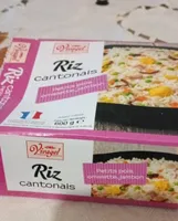 Riz cantonais Petits pois, omelette, jambon