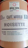 Café moulu aromatisé saveur noisette