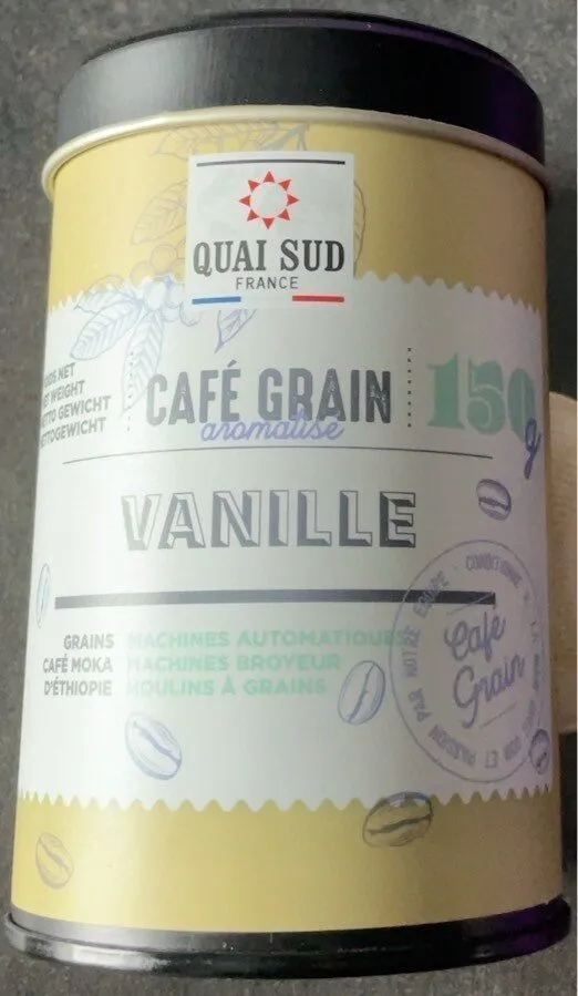 Café grain aromatisé vanille