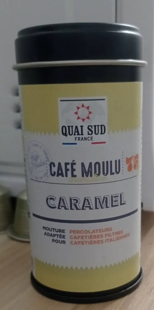 Café moulu caramel