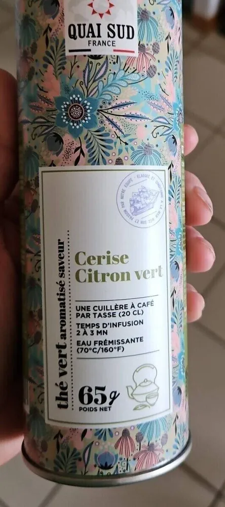Thé vert cerise citron vert