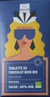 Tablette de chocolat noir bio