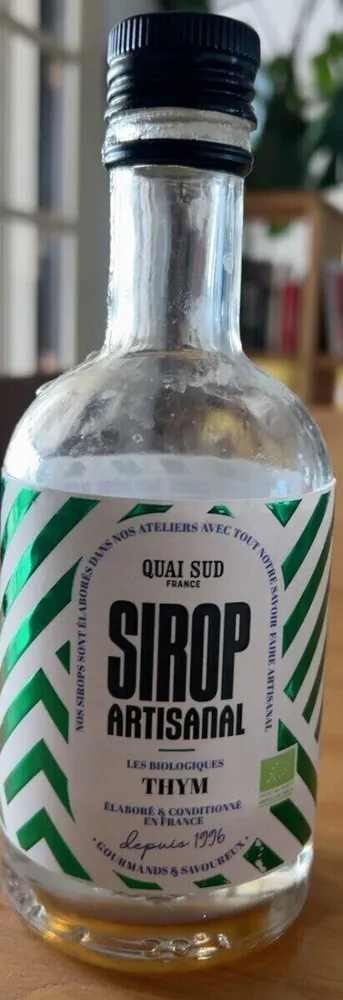 Sirop de thym artisanal