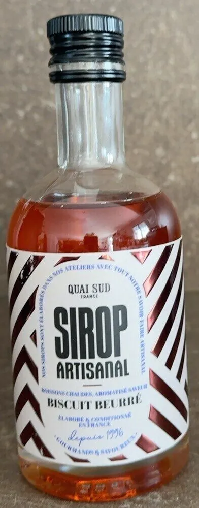 Sirop artisanal « biscuit beurré »