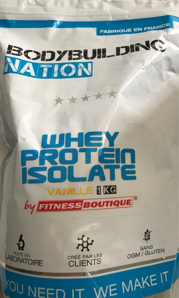 Whey Protein Isolate Vanille