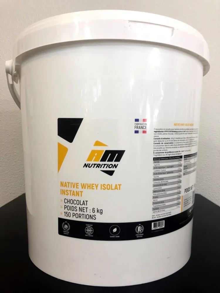 Native Whey Isolat Instant chocolat AM Nutrition