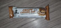 Crispy caramel bar