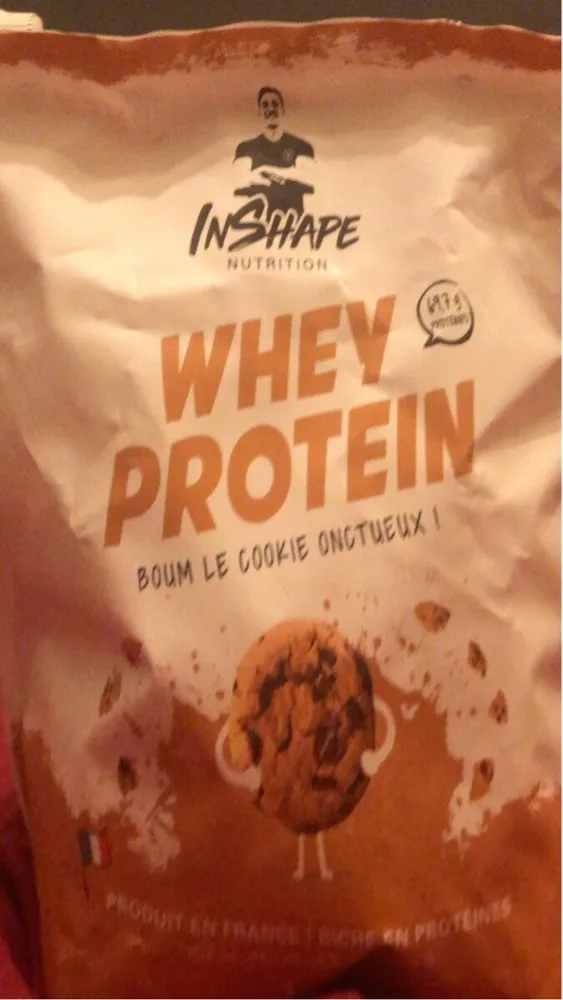 Whey protein cookie onctueux