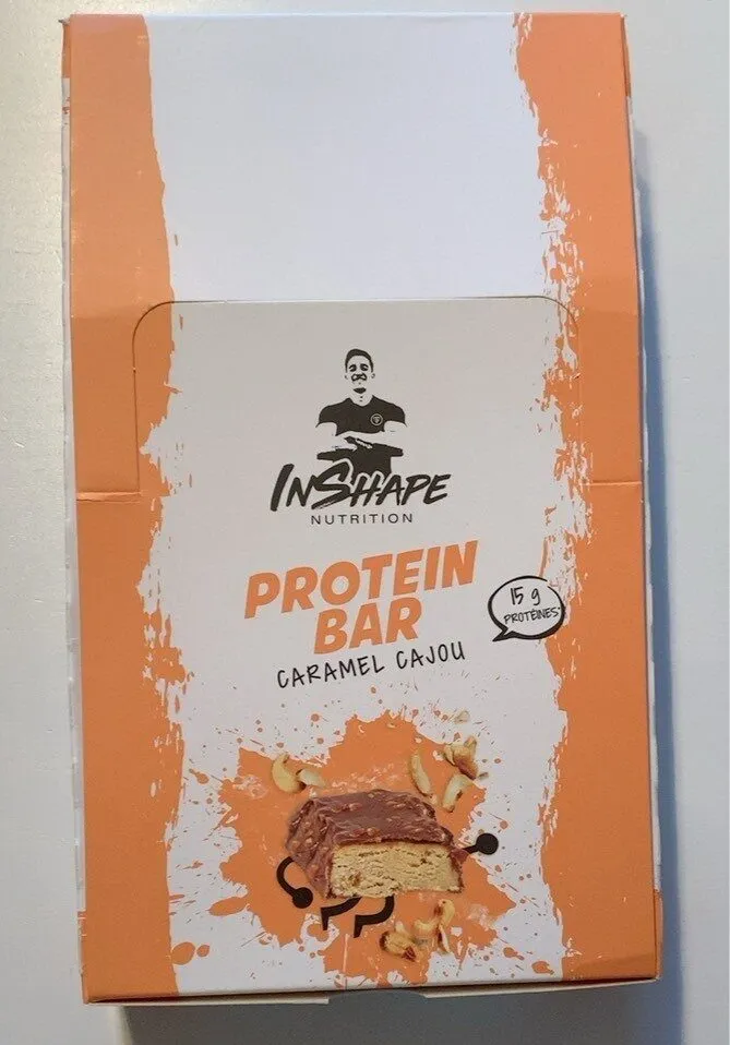 Barre proteine « caramel cajou »