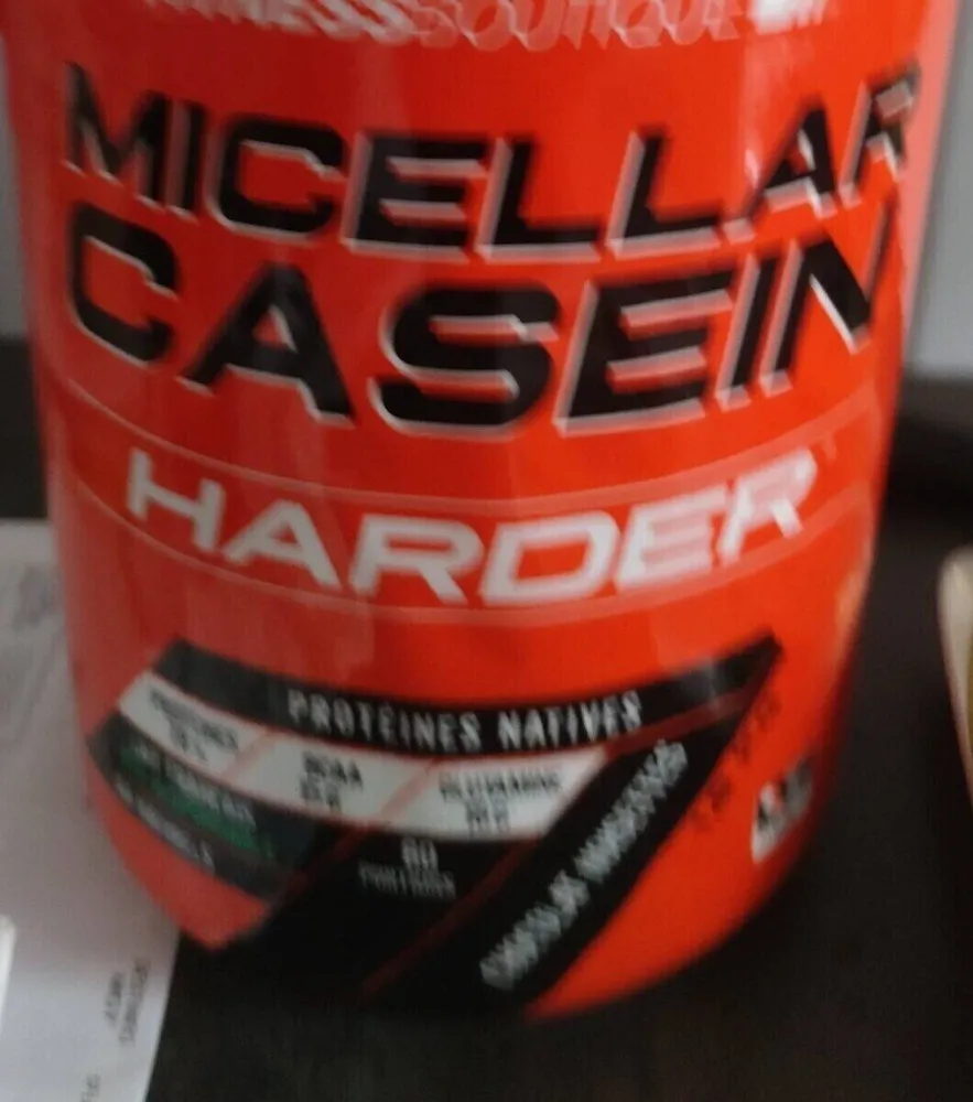 Micellar caséin harder