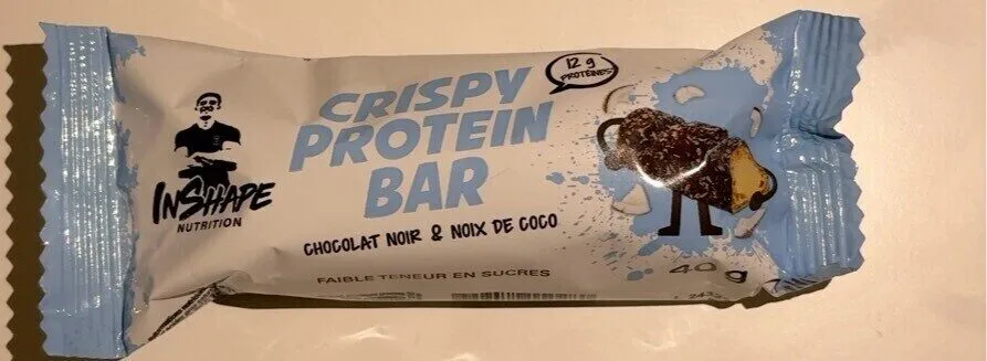 CRISPY PROTEIN BAR CHOCOLAT NOIR & NOIX DE COCO