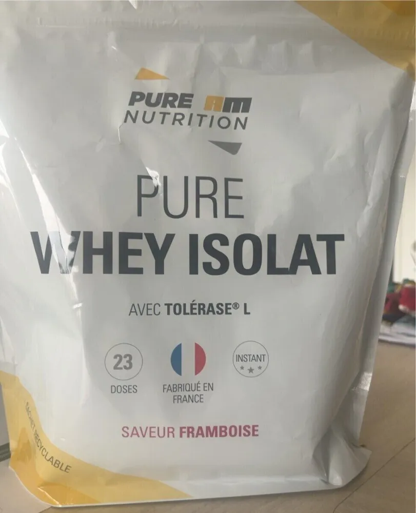 Pure Whey Isolat Saveur Framboise