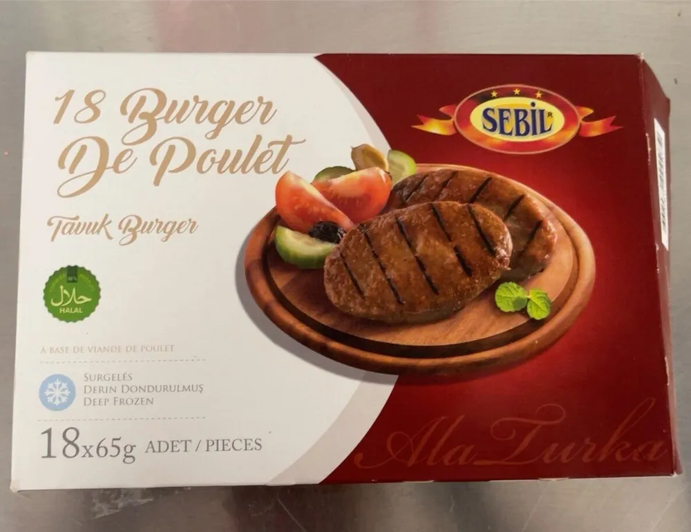 Burger poulet