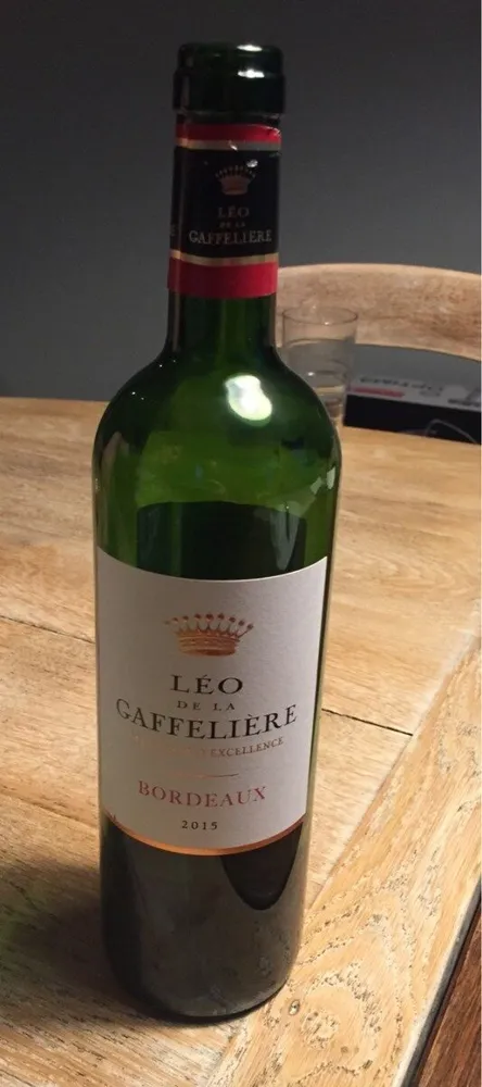 Leo De La Gaffeliere Aoc Bordeaux Rouge