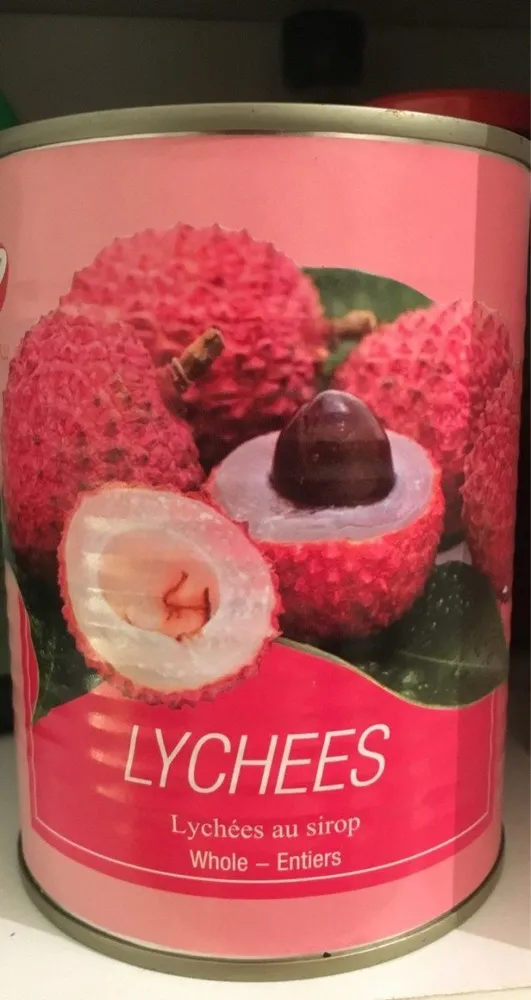 Lychees au sirop