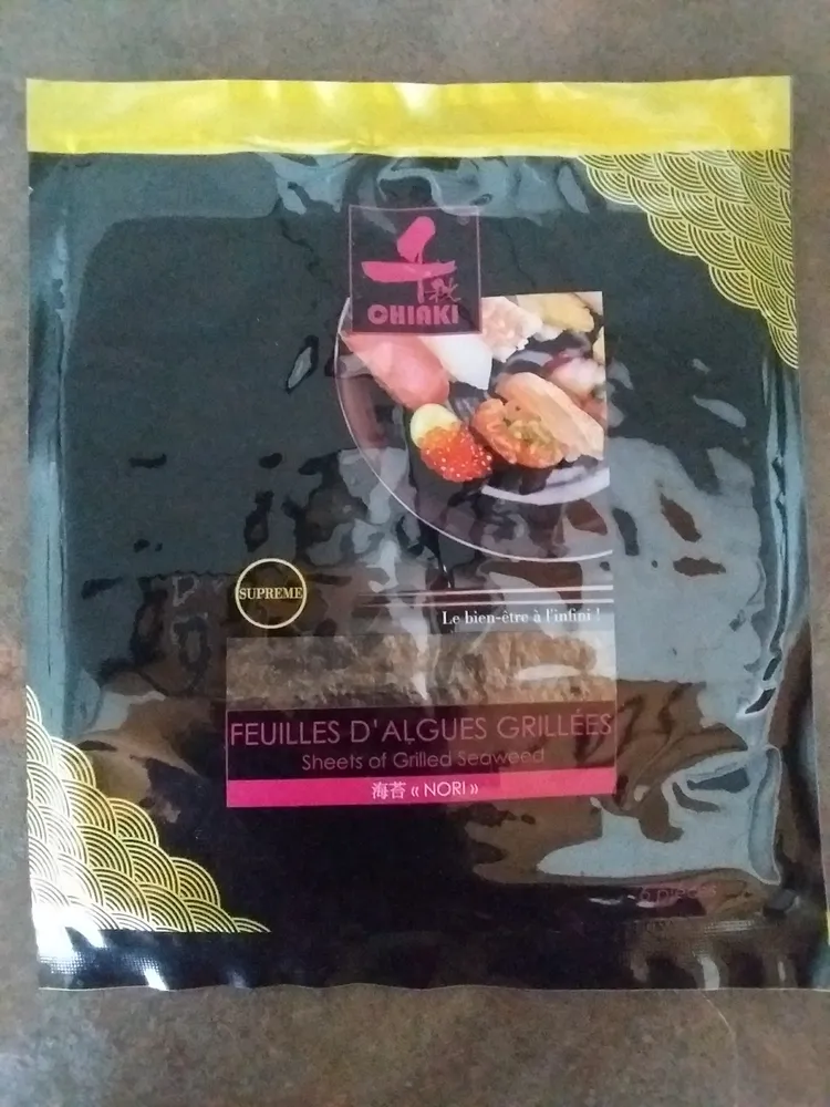 Nori - Feuilles D'algues grillées