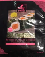 Feuilles d’algues grillées NORI