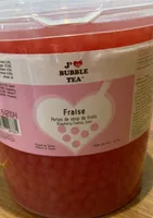 Perles de sirop de fruit fraise