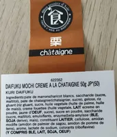Mochi à la châtaigne